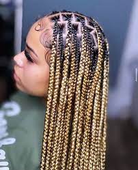 Blond Peekaboo Braids
