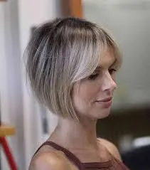 jaw length edgy bob